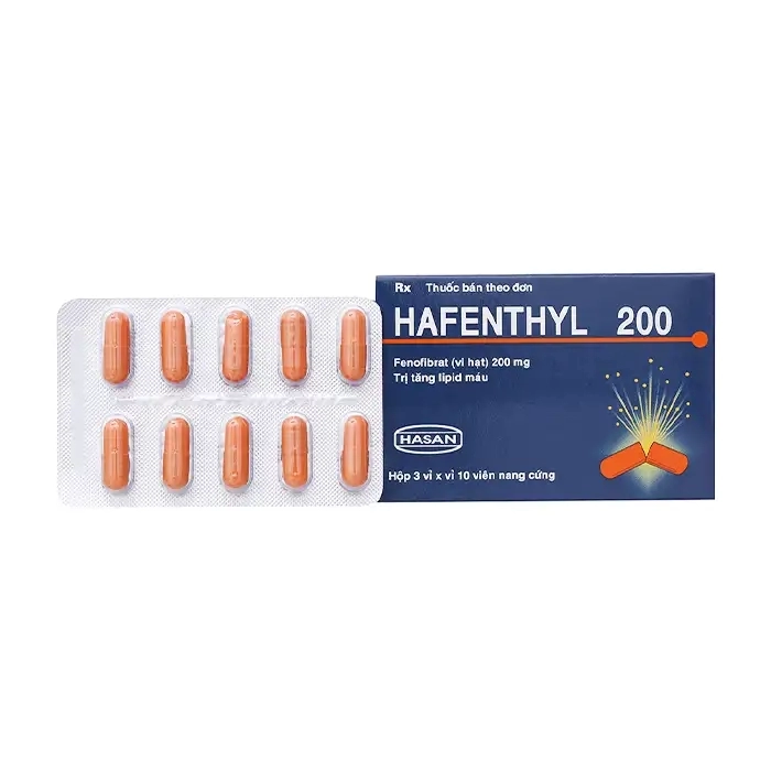 Hafenthyl 200 Hasan 3 vỉ x 10 viên Hafenthyl 200 Hasan 3 vỉ x 10 viên