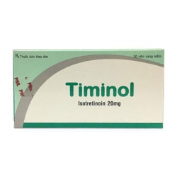 Thuốc điều trị mụn trứng cá Timinol 20mg, Hộp 30 viên Thuốc điều trị mụn trứng cá Timinol 20mg, Hộp 30 viên