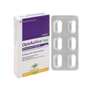 OpeAzitro 250 OPV 1 vỉ x 6 viên OpeAzitro 250 OPV 1 vỉ x 6 viên