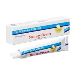 Metrogyl Denta Unique Pharma 10g - Gel bôi trị viêm nứu, lỡ miệng Metrogyl Denta Unique Pharma 10g - Gel bôi trị viêm nứu, lỡ miệng