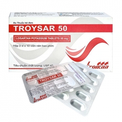 Thuốc điều trị tăng huyết áp Troysar 50mg 3 vỉ x 10 viên