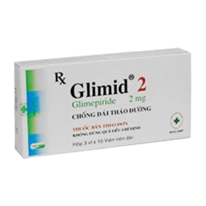 Glimid 2 OPV 3 vỉ x 10 viên Glimid 2 OPV 3 vỉ x 10 viên