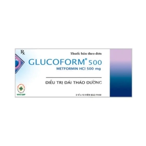 Glucoform 500 OPV 2 vỉ x 10 viên Glucoform 500 OPV 2 vỉ x 10 viên