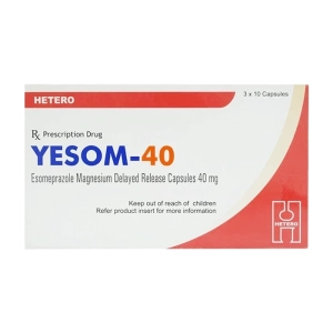 Yesom-40 Hetero Drugs 3 vỉ x 10 viên Yesom-40 Hetero Drugs 3 vỉ x 10 viên