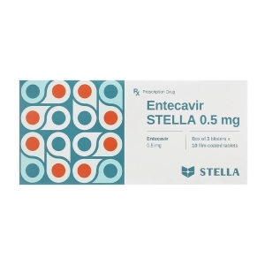 Entecavir Stella 0.5mg 3 vỉ x 10 viên Entecavir Stella 0.5mg 3 vỉ x 10 viên
