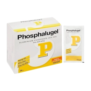 Phosphalugel P 20% Sanofi 26 gói x 20g (Nhôm phosphate)