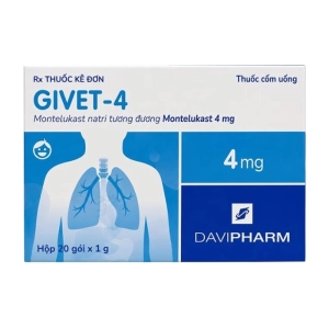 Givet-4 Davipharm 20 gói x 1g (Montelukast)