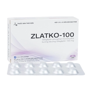 Zlatko-100 Davipharm 3 vỉ x 10 viên (Sitagliptin)