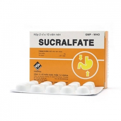Thuốc đường tiêu hóa Sucralfate 1g | Hộp 2 Vỉ x 10 Viên