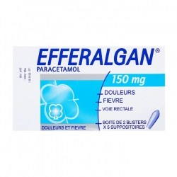 Efferalgan 150 Upsa 2 vỉ x 5 viên