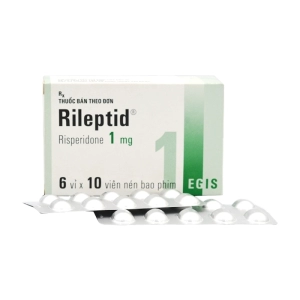 Rileptid 1mg Egis 6 vỉ x 10 viên (Risperidon)