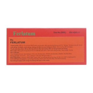 Ferlatum 40mg Italfarmaco 10 lọ x 15ml