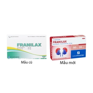 Franilax Davipharm 3 vỉ x 10 viên (Spironolactone + Furosemide)
