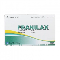 Franilax Davipharm 3 vỉ x 10 viên
