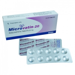 MICROVATIN-20 - Hỗ trợ điều trị rối loạn lipid máu