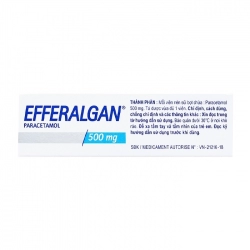 Thuốc giảm đau hạ sốt Efferalgan 500 Thuốc giảm đau hạ sốt Efferalgan 500