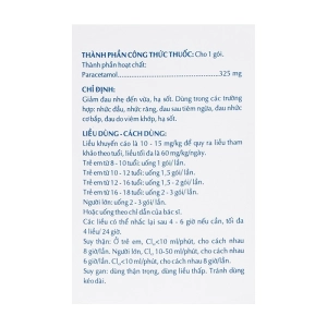 Para-OPC 325mg 20 gói x 1.6g Para-OPC 325mg 20 gói x 1.6g