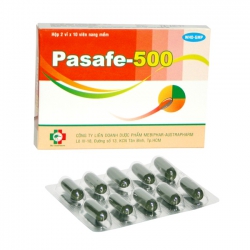 Thuốc giảm đau - hạ sốt Pasafe 500 | Hộp 10 vỉ x 10 viên Thuốc giảm đau - hạ sốt Pasafe 500 | Hộp 10 vỉ x 10 viên