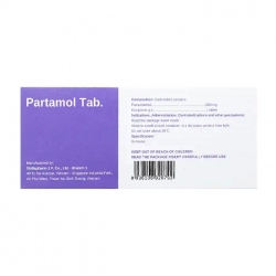 Partamol Tab. 500mg Stellapharm 10 vỉ x 10 viên Partamol Tab. 500mg Stellapharm 10 vỉ x 10 viên