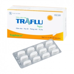 Viên cảm cúm Traflu ngày Traphaco Hộp 5 vỉ x 12 viên