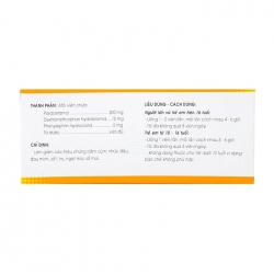 Viên cảm cúm Traflu ngày Traphaco Hộp 5 vỉ x 12 viên