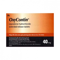 Thuốc giảm đau Mundipharma Oxycontin 40mg, Hộp 28 viên