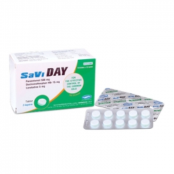Savi Day Savipharm 10 vỉ x 10 viên (Paracetamol + Dextromethorphan + Loratadin)
