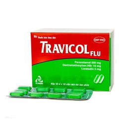 Thuốc giảm đau TV.Pharma Travicol Flu, Hộp 100 viên Thuốc giảm đau TV.Pharma Travicol Flu, Hộp 100 viên