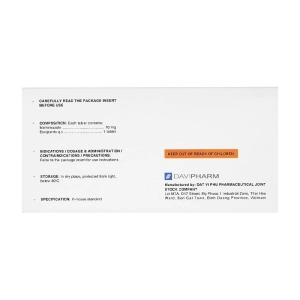 Glockner-10 Davipharm 10 vỉ x 10 viên (Methimazole)