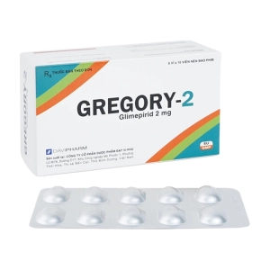 Gregory-2 Davipharm 6 vỉ x 10 viên (Glimepiride)