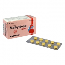 Methyldopa 250mg Traphaco 10 vỉ x 10 viên