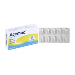 Acemuc 200mg Sanofi, Hộp 30 viên Acemuc 200mg Sanofi, Hộp 30 viên