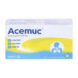 Acemuc 200mg Sanofi, Hộp 30 viên Acemuc 200mg Sanofi, Hộp 30 viên