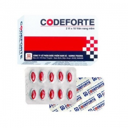 Thuốc ho Codeforte Nam hà, Hộp 20 viên