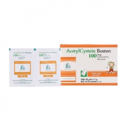  Acetylcystein Boston 100mg, Hộp 30 gói