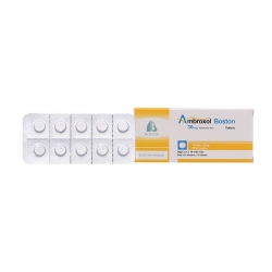 Ambroxol Boston 30mg, Hộp 3 vỉ x 10 viên