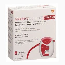 Thuốc hô hấp Gsk Anoro Ellipta 55/22µg 30 liều