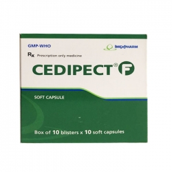 Thuốc hô hấp Imexpharm Cedipect F, Hộp 100 viên