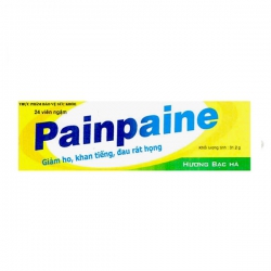 Tpbvsk giúp giảm ho và dau rát họng Painpaine , Tube 24 viên ( Lysopaine )