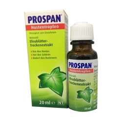 Thuốc ho Prospan Hustentropfen 20ml