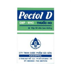 Thuốc ho Sagopha Pectol D, Hộp 30 viên Thuốc ho Sagopha Pectol D, Hộp 30 viên