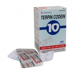 Terpin Codein 10 Pharimexco 10 vỉ x 10 viên Terpin Codein 10 Pharimexco 10 vỉ x 10 viên