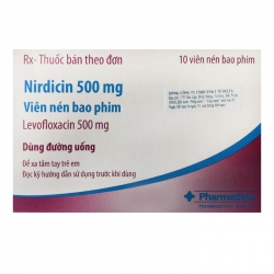 Thuốc hỗ trợ điều trị nhiễm trùng Nirdicin 500mg 10 viên