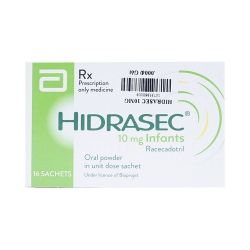 Hidrasec 10mg Abbott, Hộp 16 gói