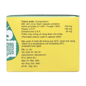 Neopeptine Raptakos 10 vỉ x 10 viên Neopeptine Raptakos 10 vỉ x 10 viên