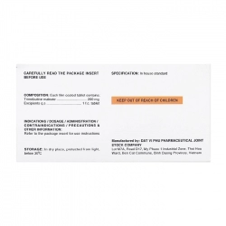 Tributel 200mg Davipharm 10 vỉ x 10 viên Tributel 200mg Davipharm 10 vỉ x 10 viên