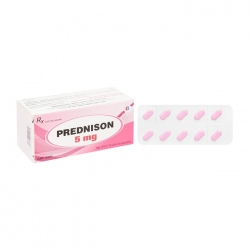 Prednison 5mg Domesco 10 vỉ x 10 viên