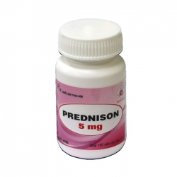 Prednison 5mg Domesco (hồng) 100 viên - Thuốc kháng viêm