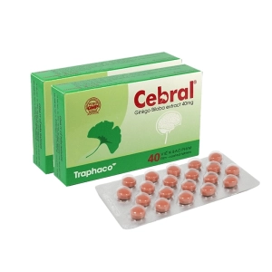 Cebral Traphaco 2 vỉ x 20 viên Cebral Traphaco 2 vỉ x 20 viên