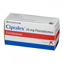 Cipralex 20mg Lundbeck 10 vỉ x 10 viên (Escitalopram) Cipralex 20mg Lundbeck 10 vỉ x 10 viên (Escitalopram)